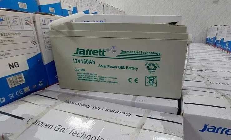 Аккумуляторы гелевые JARRETT для ИБП и солнечных станций. Новые 2024.