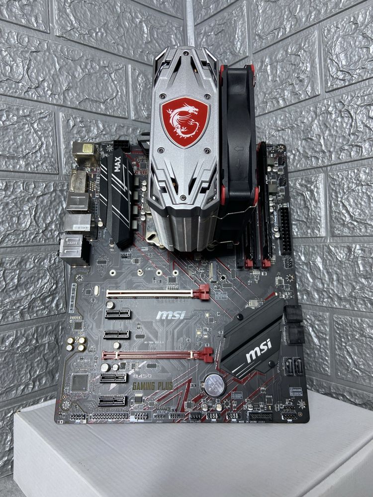 Ігровий Комплект,ПК (Ryzen 5 5600,DDR4 16GB,B450M,Башений кулер)