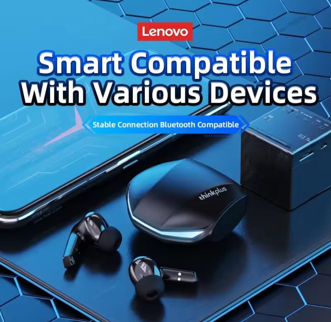 Nowe słuchawki Lenovo GM2 Pro. Super bass