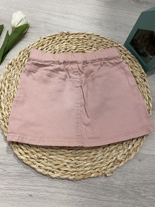 Różowa spódniczka Lindex dżinsowa dziewczynka jeansowa