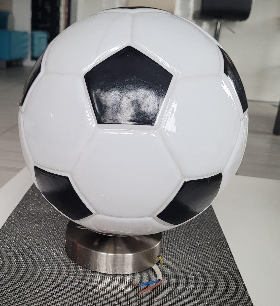 Lampa sufitowa piłka nożna żarówka led na pilota