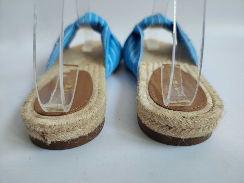 - Tommy Hilfiger TH Stripes Flat - Klapki, espadryle r. 36 / 37