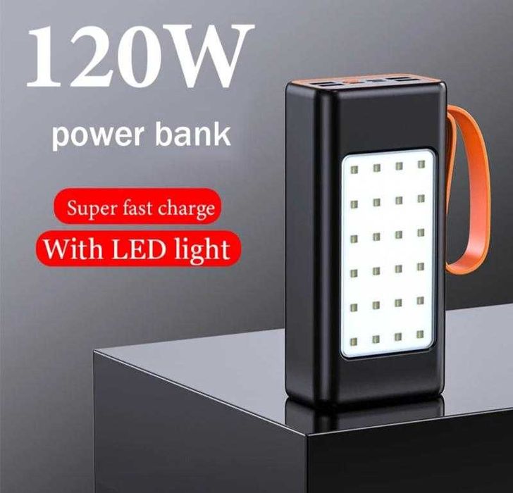 Зарядний пристрій Power Bank великої ємності  50000 mAh .