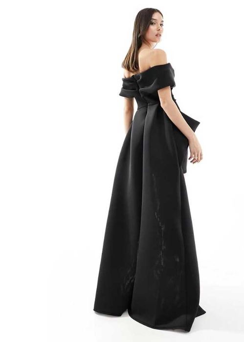 drapowana asymetryczna maxi asos