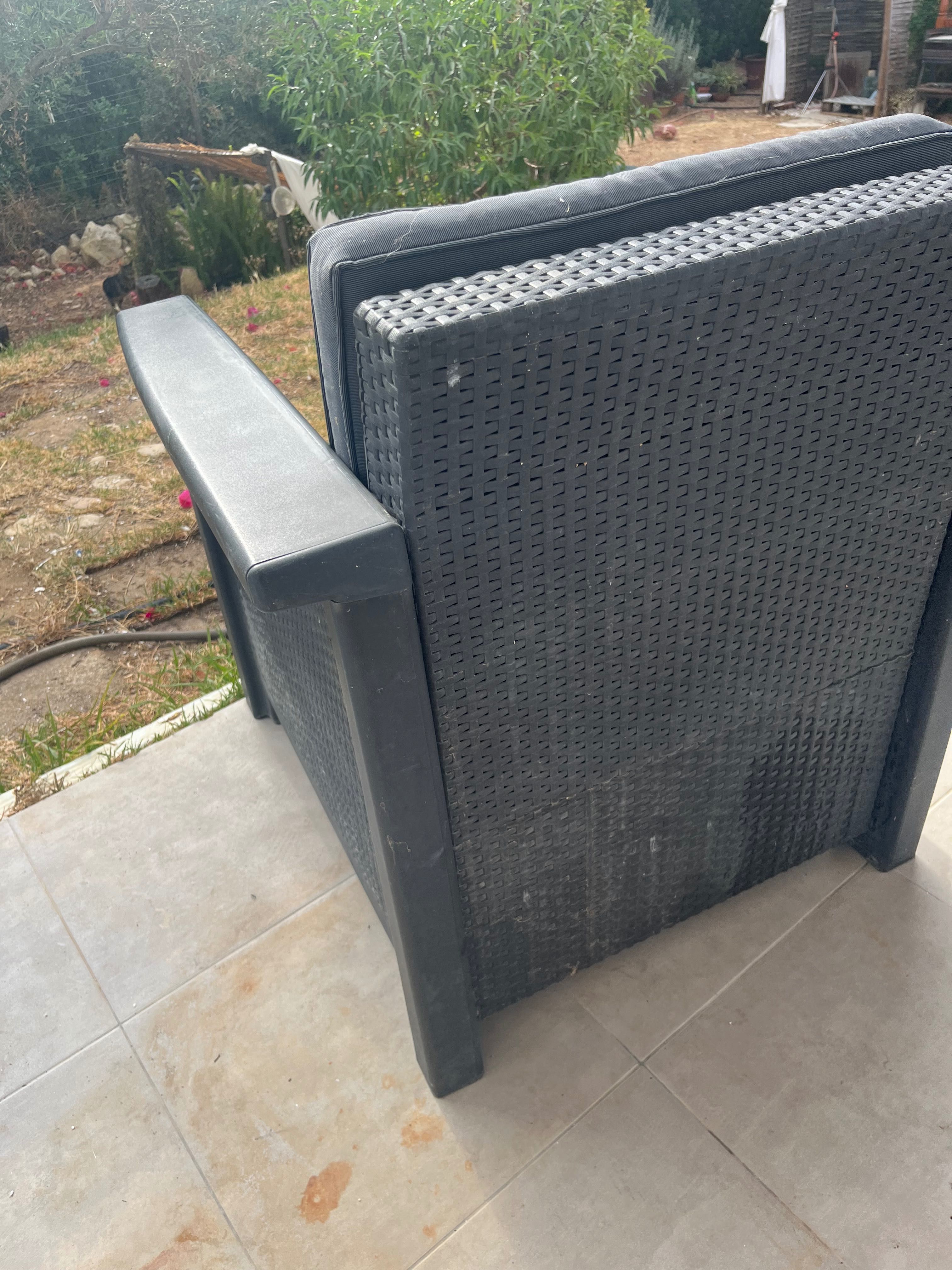 Conjunto sofás de  jardim
