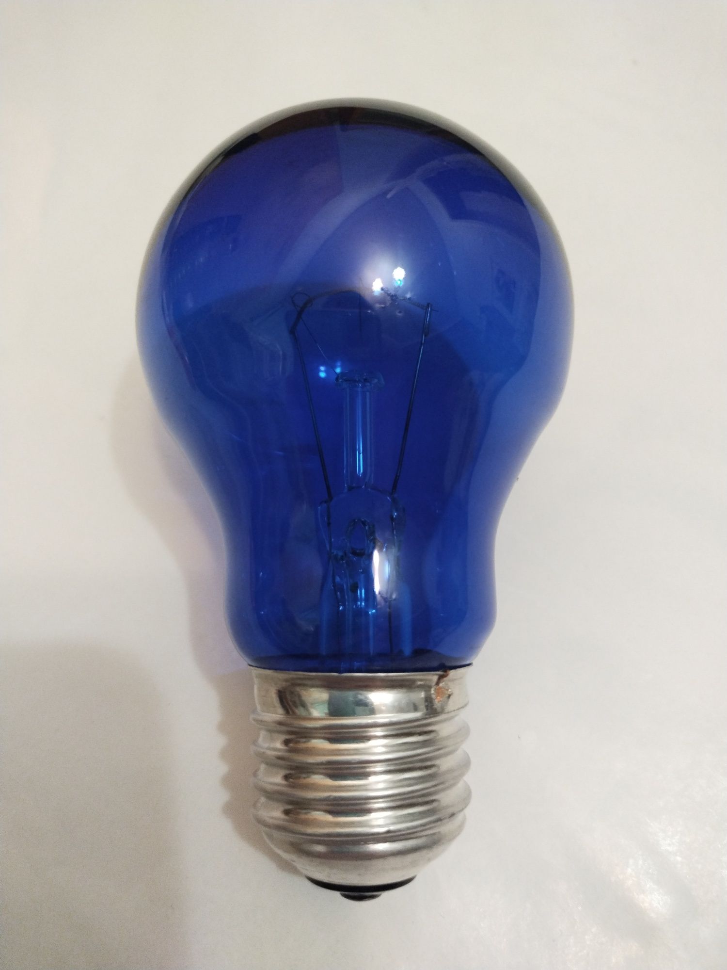 Лампа синяя 60Вт кобальтовое стекло в рефлектор Минина для прогрев