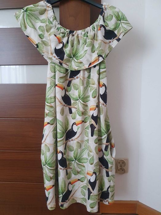 10x sukienka letnia plażowa bawełniana Mango Stradivarius Bershka H&M