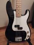 Gitara basowa Fender Standard Precision Bass MN BLK czarna klon Meksyk