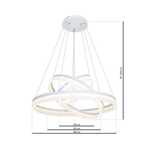 Lampa wisząca Led,Ring,Cornelia,114w,80cm