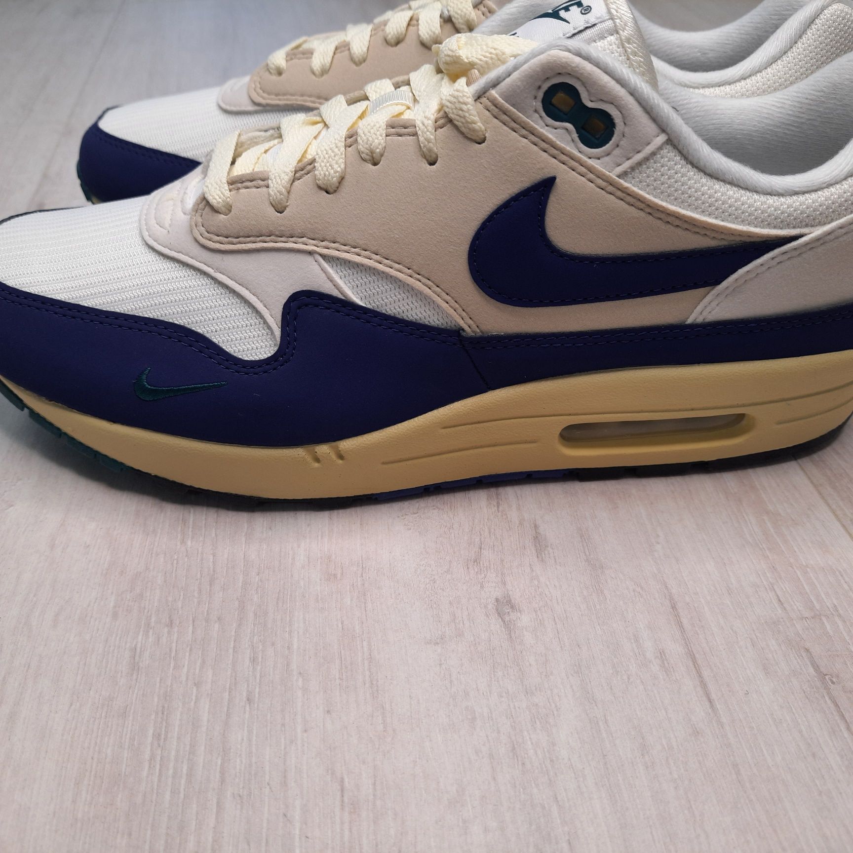 Оригінальні чоловічі кросівки NIKE AIR MAX 1 BEIGE/BLUE FQ8048-133