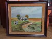 Quadro vintage de paisagem