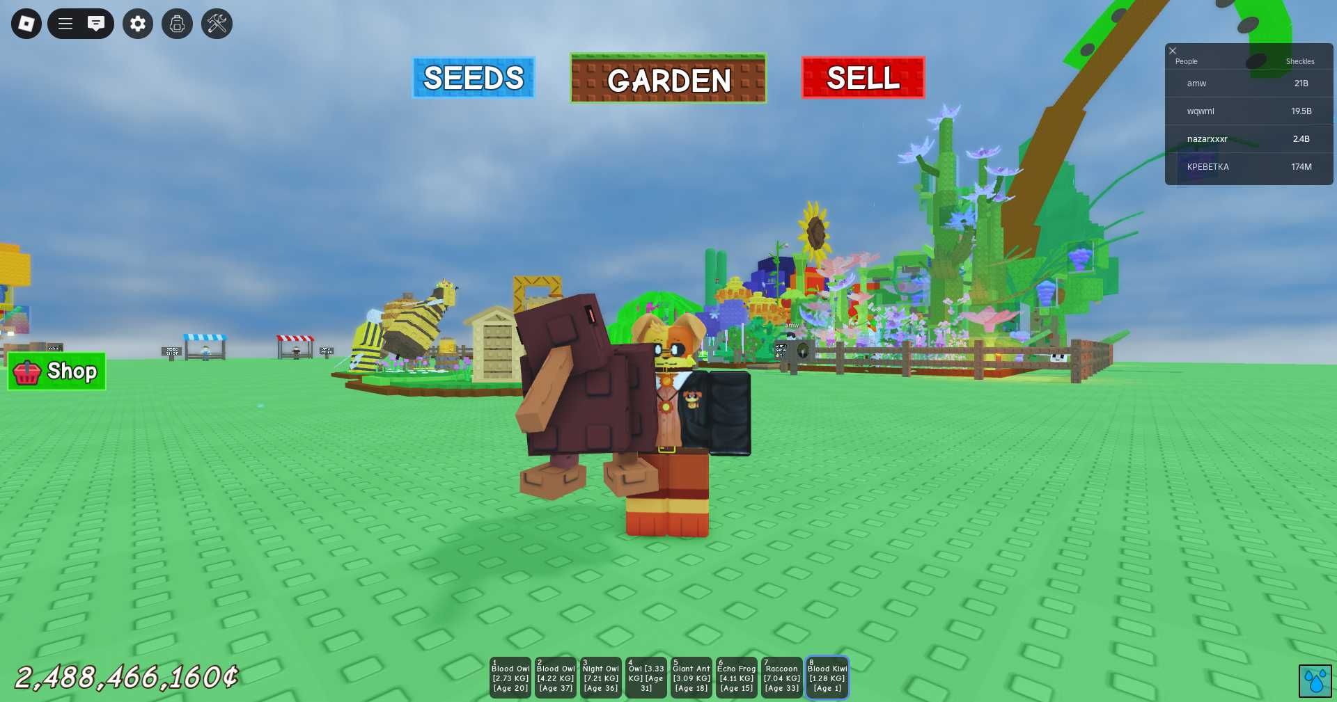 Продаю з гри Grow a garden і продаю акк прокачен в Grow a garden і бф