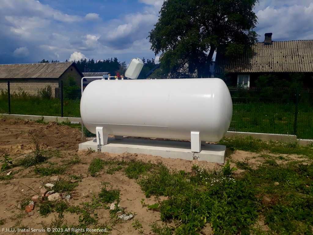 Zbiornik na gaz płynny LPG 2700L / 3600L / 4850L / 6400L naziemny