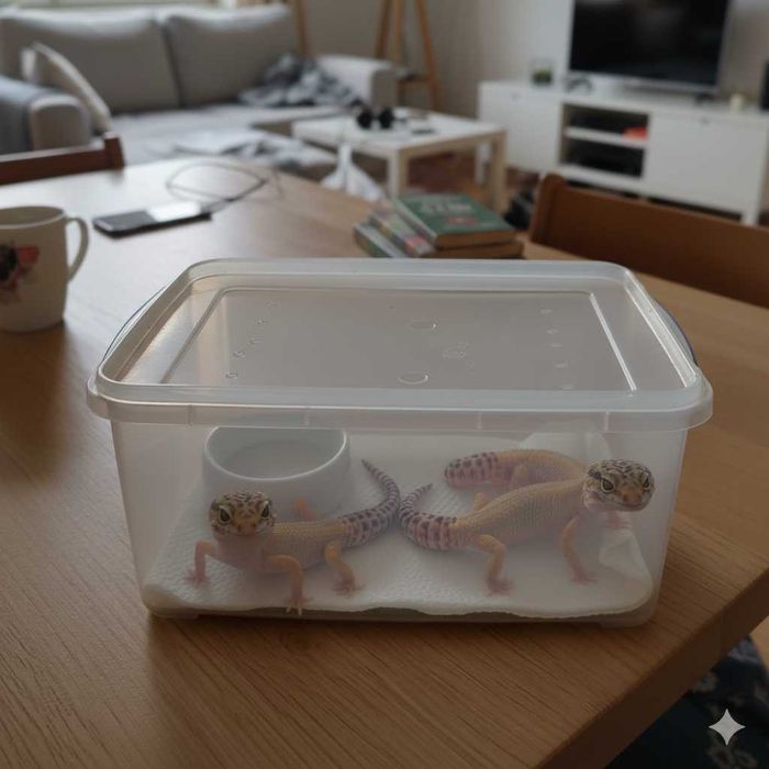 sprzedam 3 Gekon Lamparci