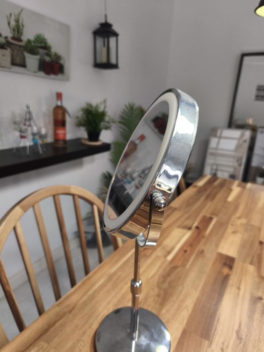 Candeeiro maquiagem para mesa com iluminação