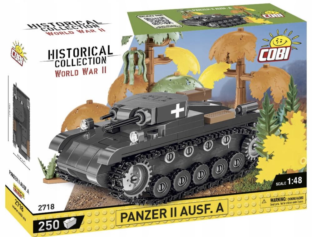 Klocki COBI 2718 Czołg PANZER II AUSF.A