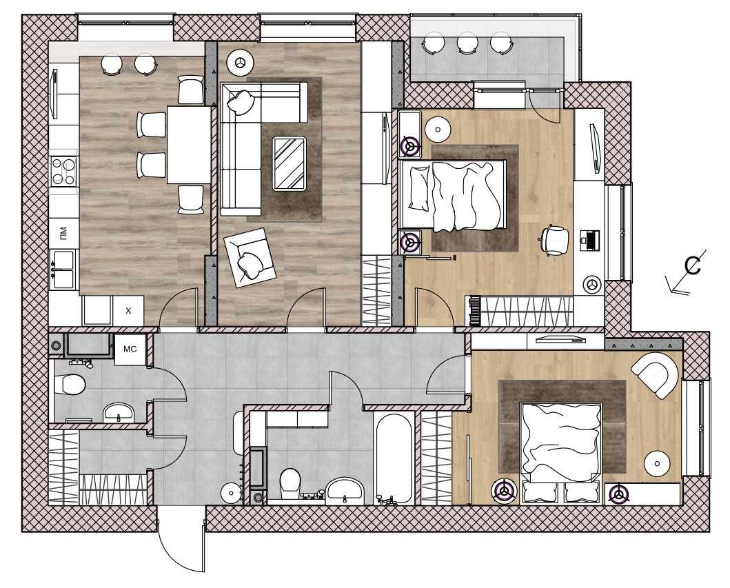 ArchiCAD – виконання креслень. Проекти дизайну інтер'єру та котеджів