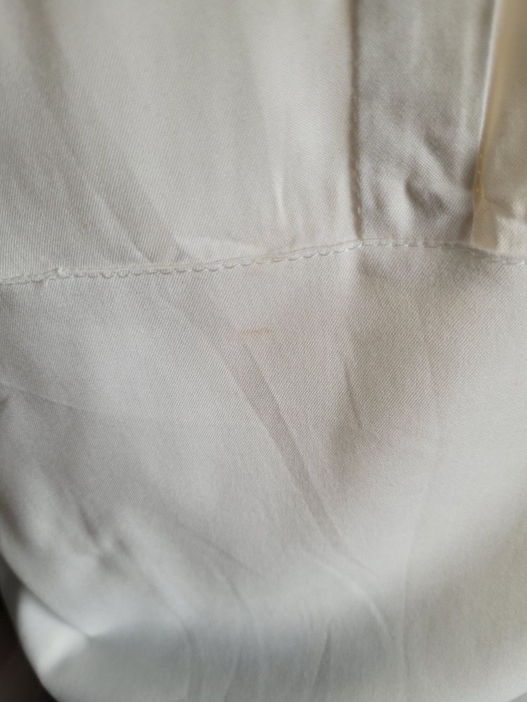 Biała śmietanowa elegancka damska bluzka koszula M 38 Tova wiskoza