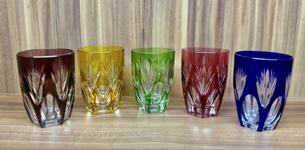 Набор стаканов для воды и сока Nachtmann серия Emerald Kelly GDR Герма