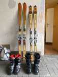 Dwa komplety narty + buty