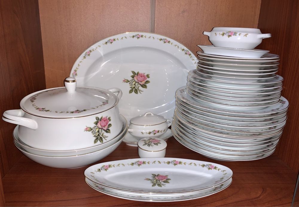 Японський столовий сервіз порцеляна rose china japan noritake