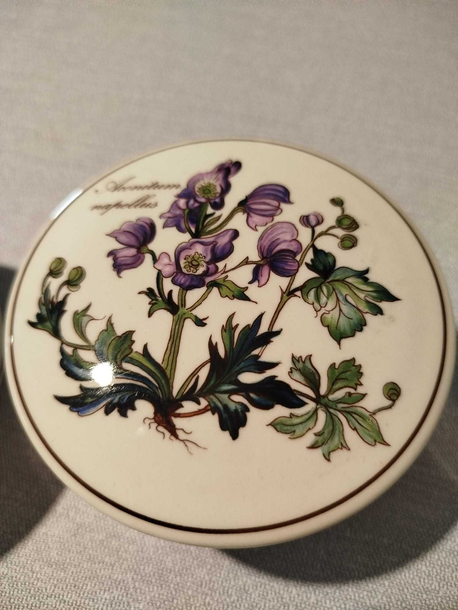 conjunto de 3 Caixas porcelana Villeroy & Boch coleção botânica