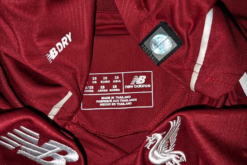 Liverpool F.C. New Balance NBDry 2018-19 home #11 Salah size: XS-28