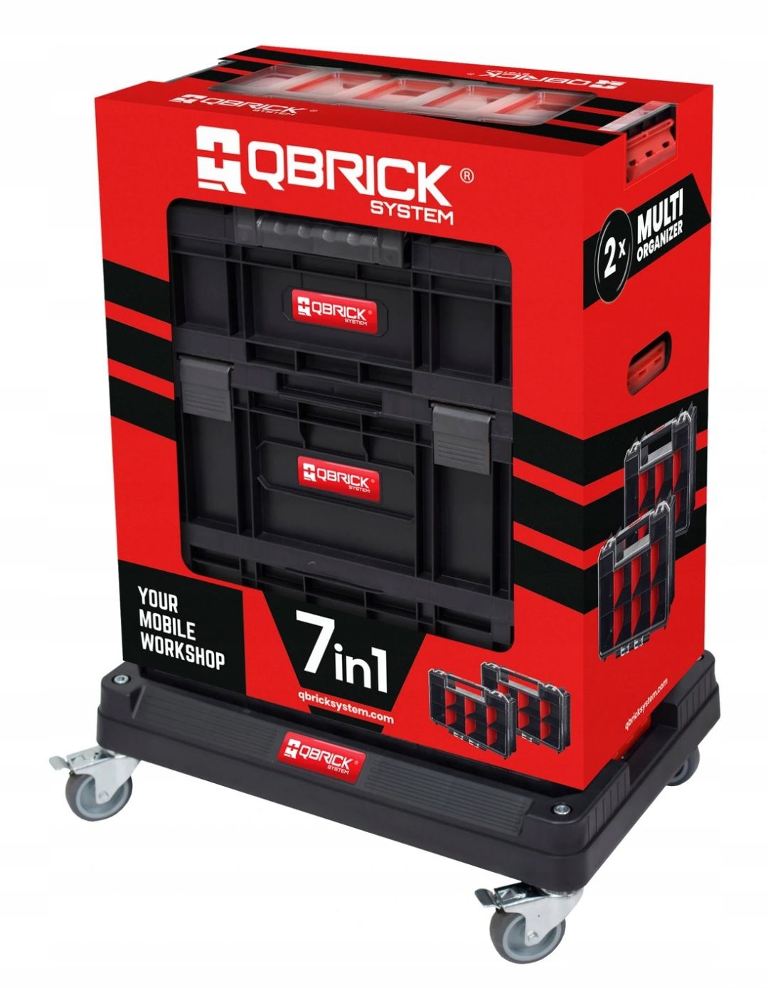 Skrzynka narzędziowa wózek Qbrick System Two 7in1