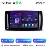 Rádio 9" Android Mercedes w251 Classe R300 R280 Carplay GPS WiFi 2/32G