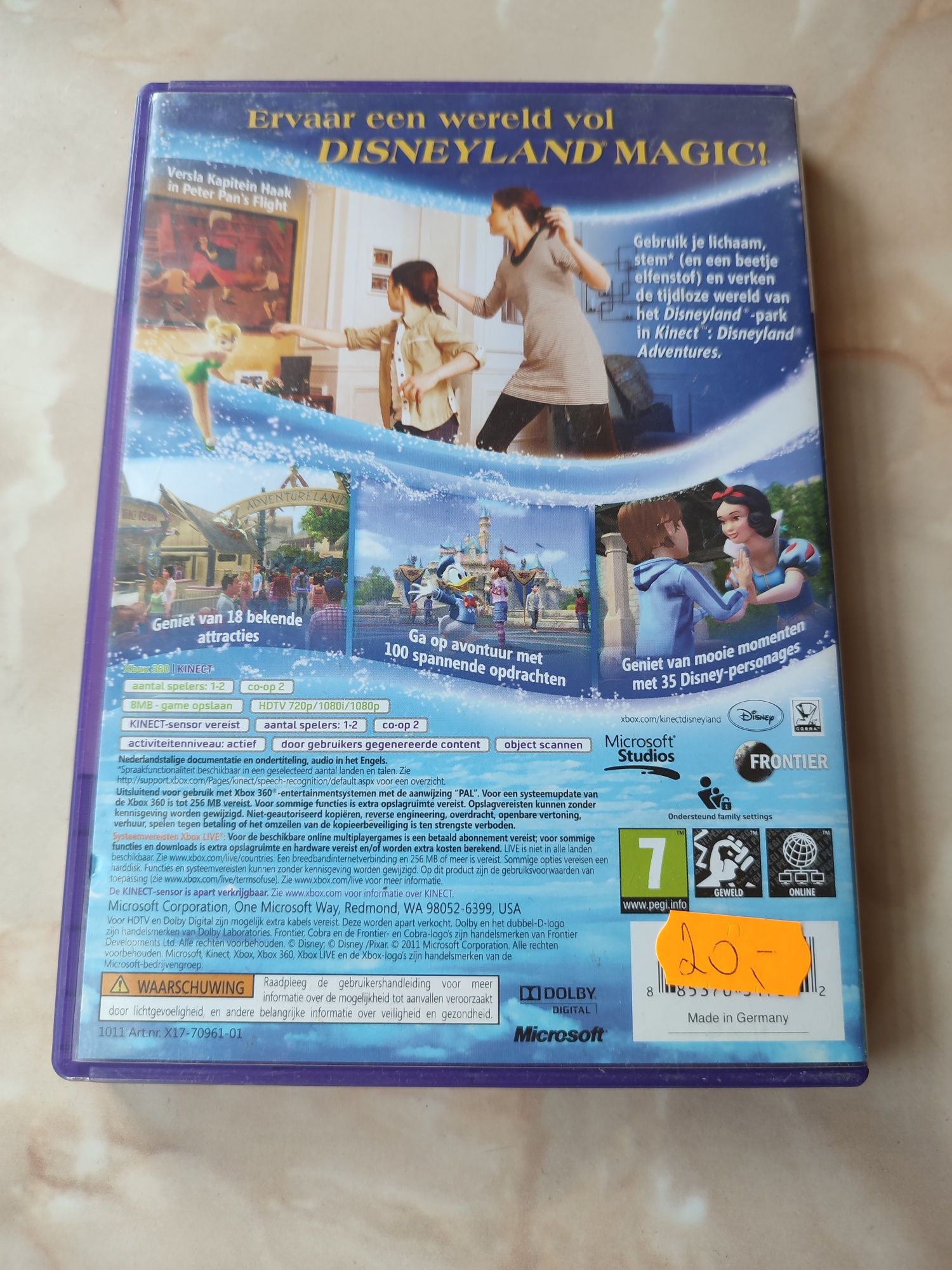 Xbox 360 Disneyland Kinect