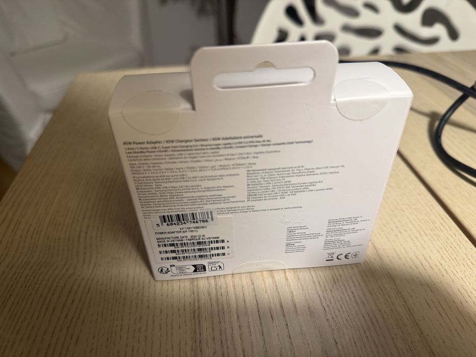Carregador Original Samsung 45W