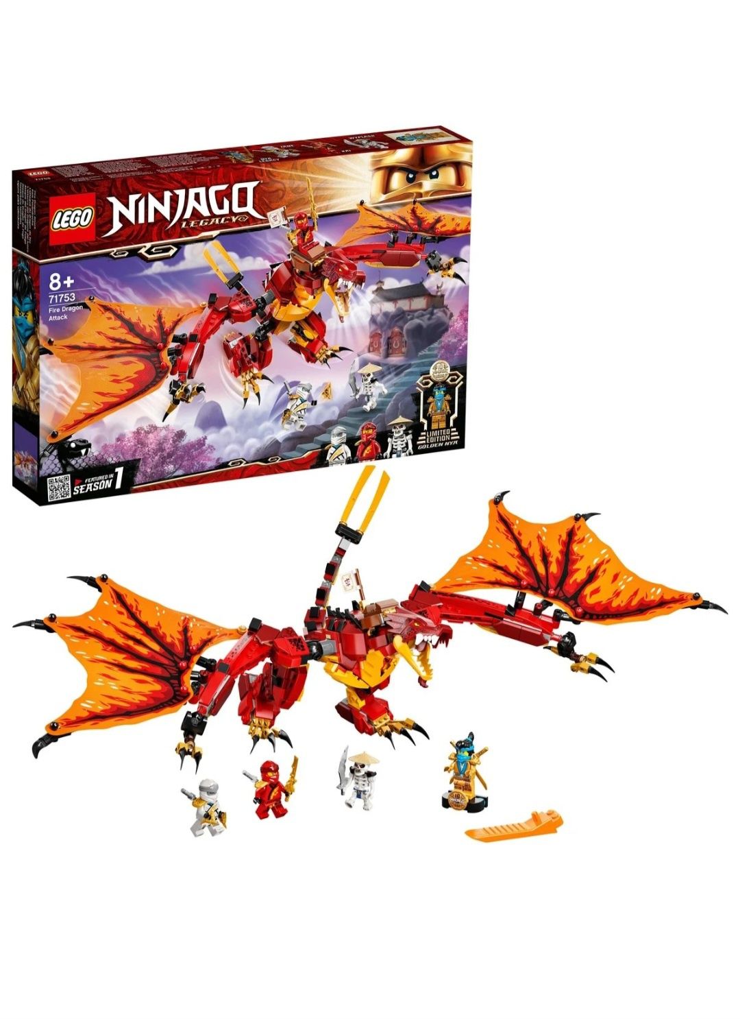 LEGO Ninjago Legacy, Atak smoka ognia, 71753