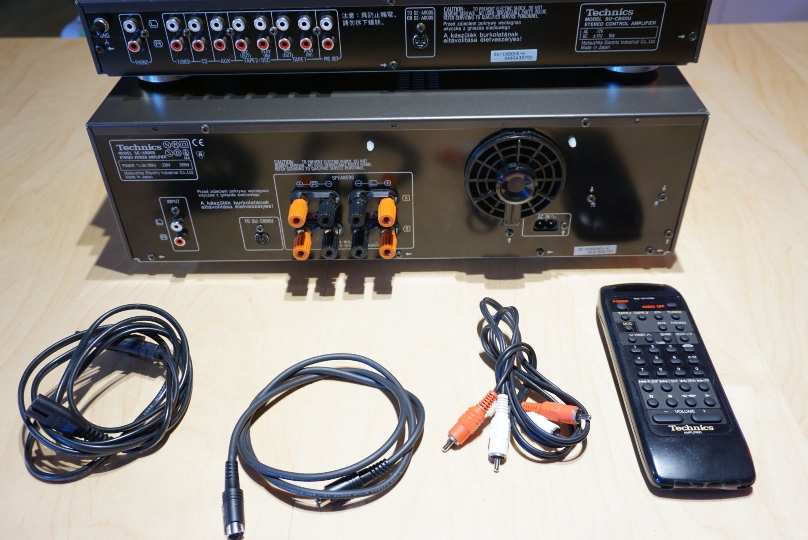 Technics SU C800U SE A900S przedwzmacniacz i końcówka mocy