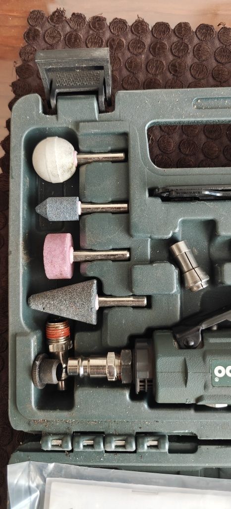 Metabo 25 set szlifierka precyzyjna kompresor