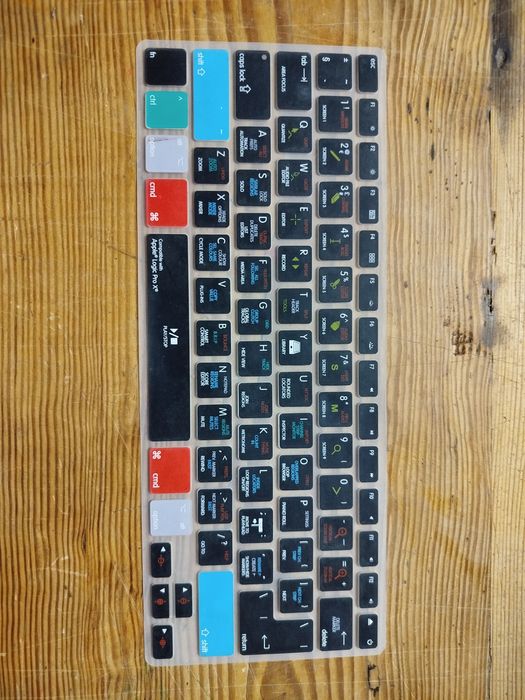 Nakładka na klawiaturę Mac – skróty Apple Logic Pro X