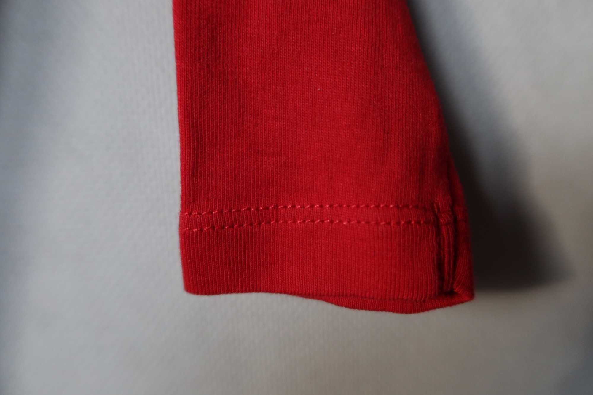 Body 68 HM czerwone red bawełna organiczna wyprawka dla maluszka