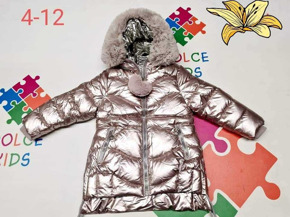 kurtka zimowa, dziewczęca, r. 146/152
