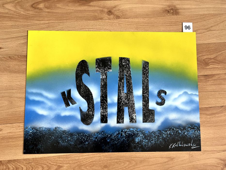 Obraz malowany sprayem 35x50 cm (Klaudia Spray Art)