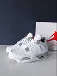Biały|Sportowe-Damskie NikeJordan4 UnisexTrampki 43