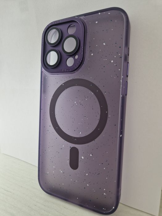 Tel Protect Magnetic Splash Frosted Case do Iphone 15 Pro Fioletowy