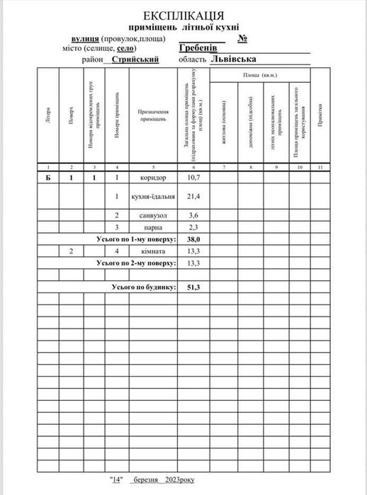 Продаж два будинки 116.5 м.кв. 24 сот. вул. Шевченка 164 с. Гребенів