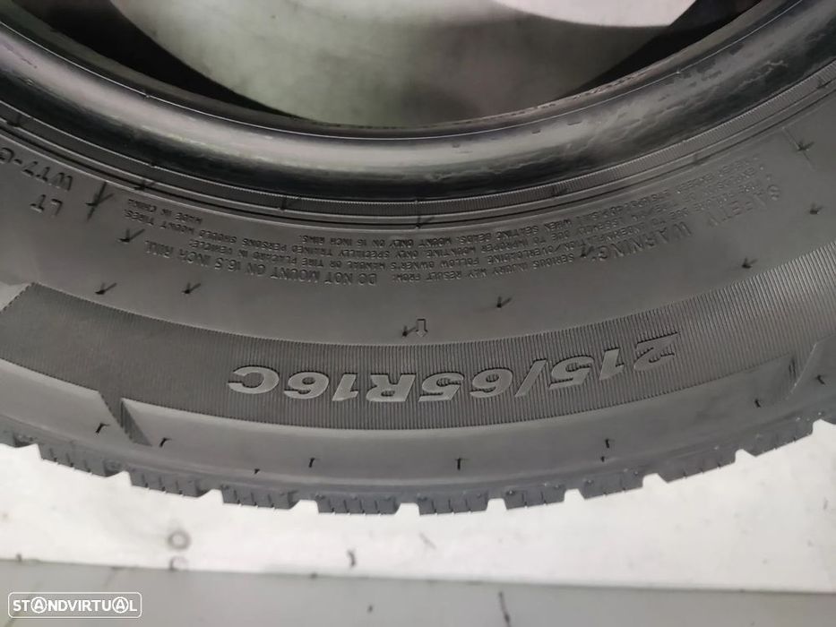 2 pneus semi novos 215-65r16c nexen - oferta dos portes 100 euros