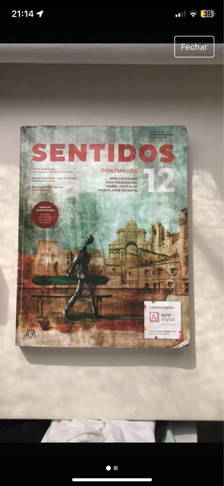 Manual de Português “Sentidos” 12°ano