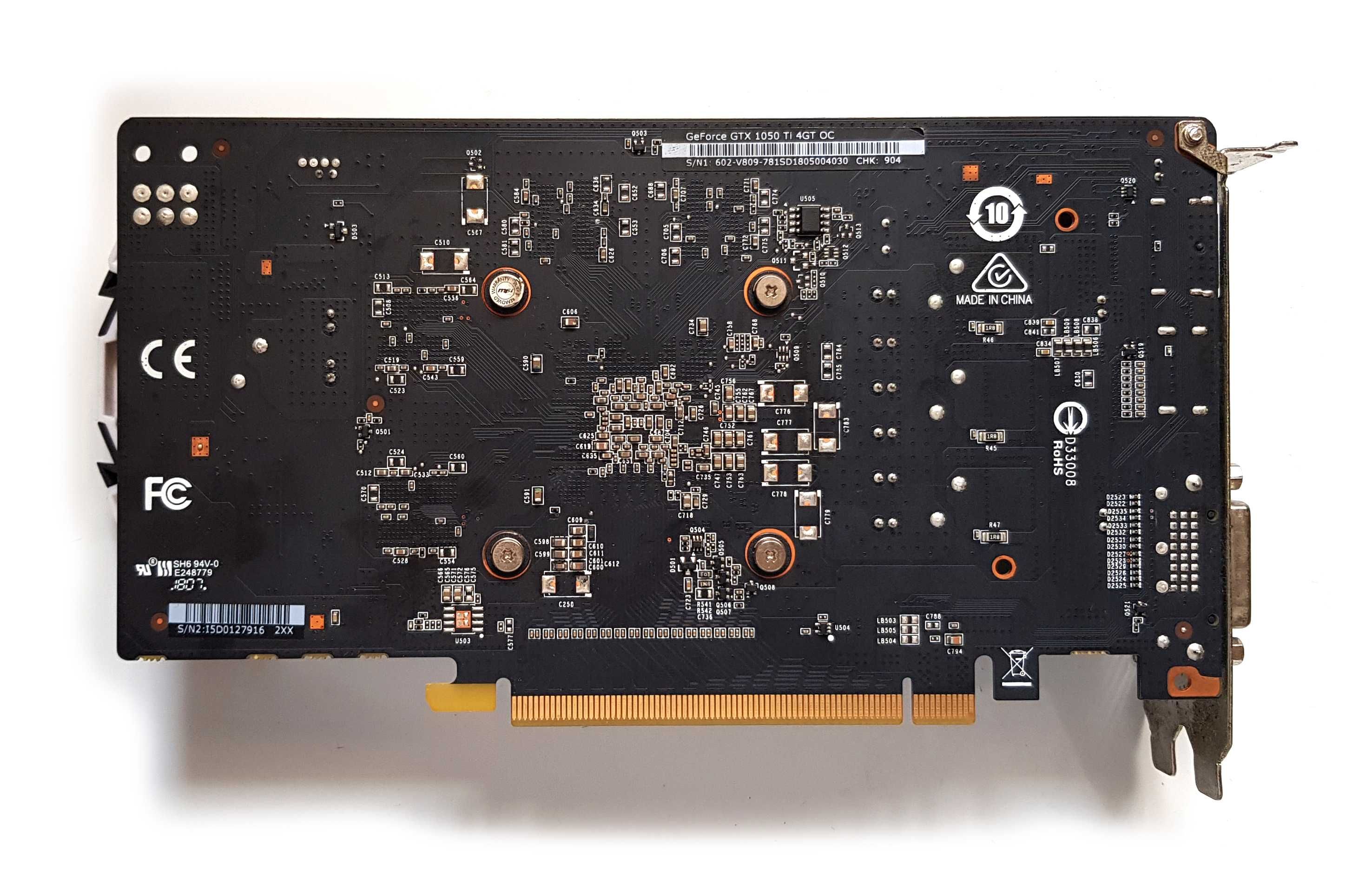 Відеокарта MSI GTX 1050 Ti 4GT OC стан невідомий