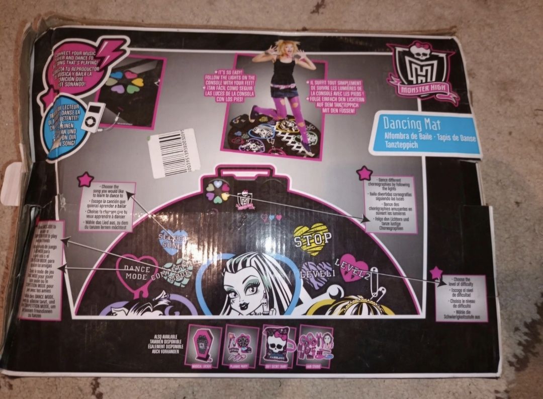Mata do tańczenia Monster High interaktywna zabawka