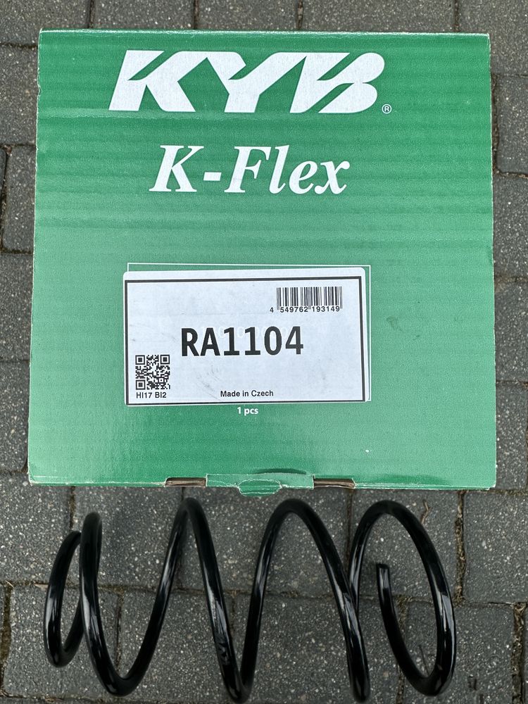 Sprężyny zawieszenia KYB RA1104 - 2 sztuki