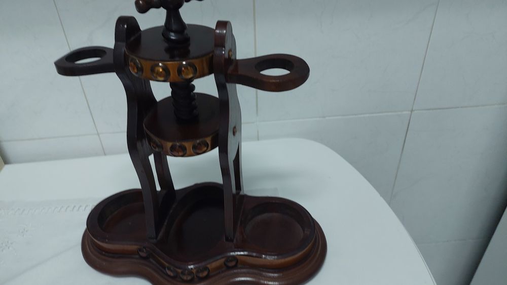 Porta garrafas antigo