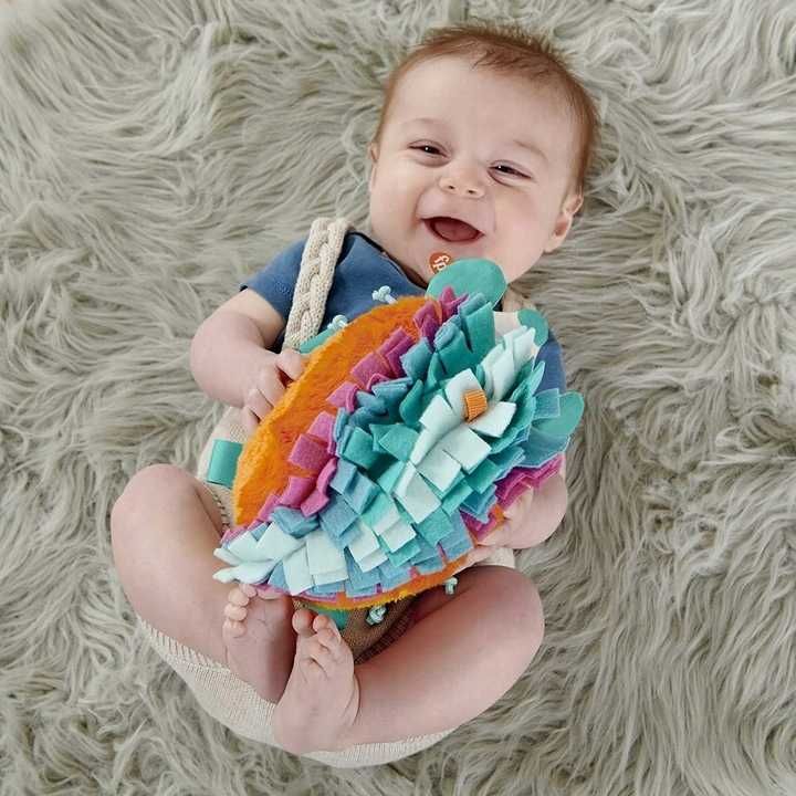 fisher price kolorowy jeż zabawka sensoryczna budzi wyobraźnię malucha