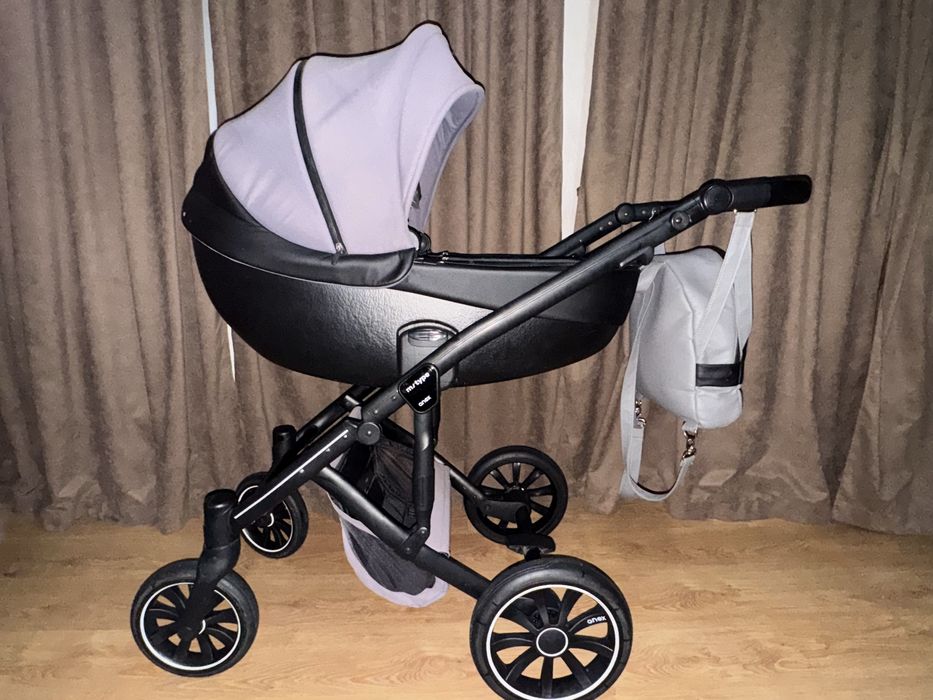 Коляска Anex m/type 2в1: люлька + прогулянковий блок + рюкзак