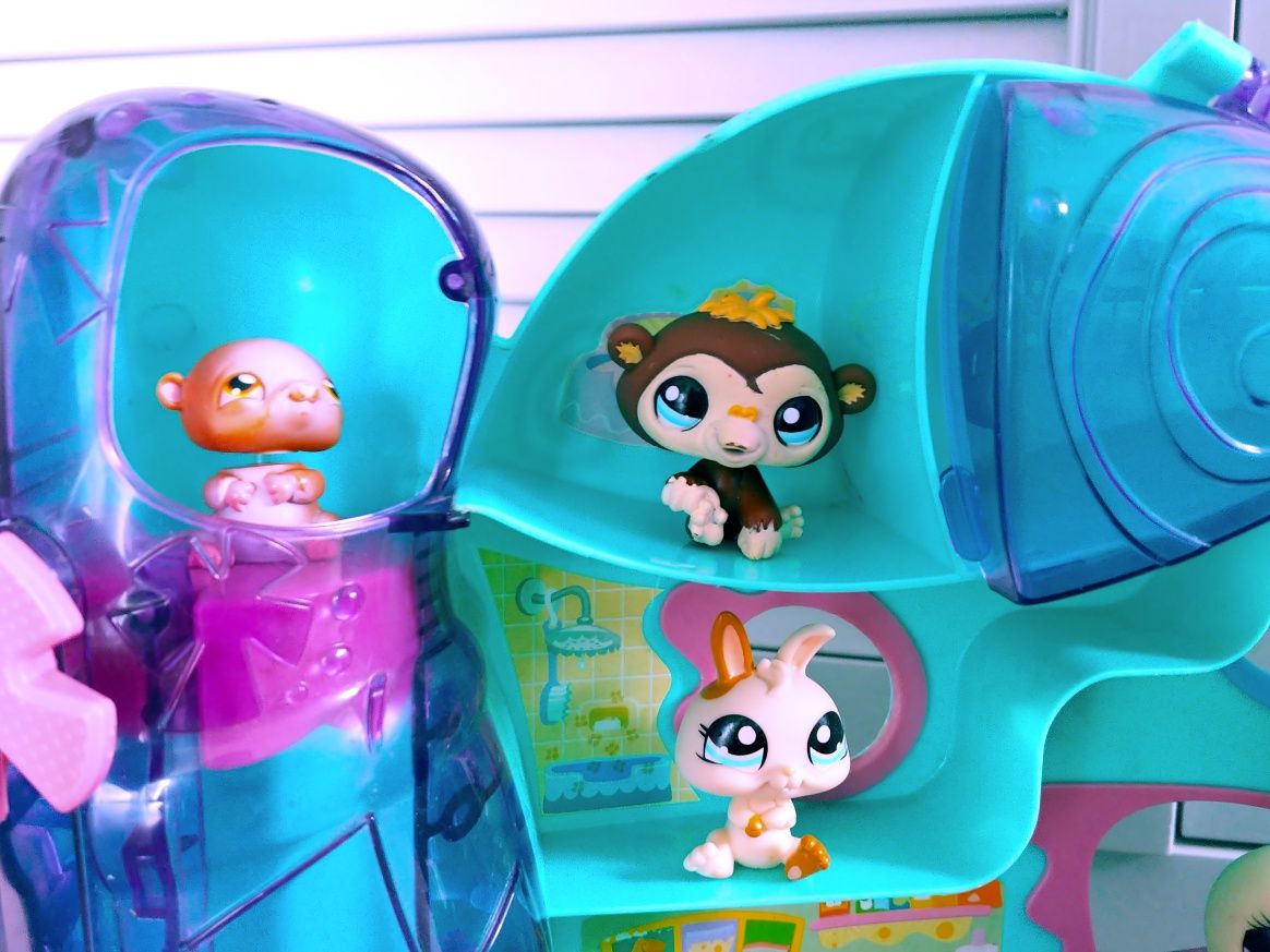 Domek littlest pet shop centrum aktywności lps zwierzątka
